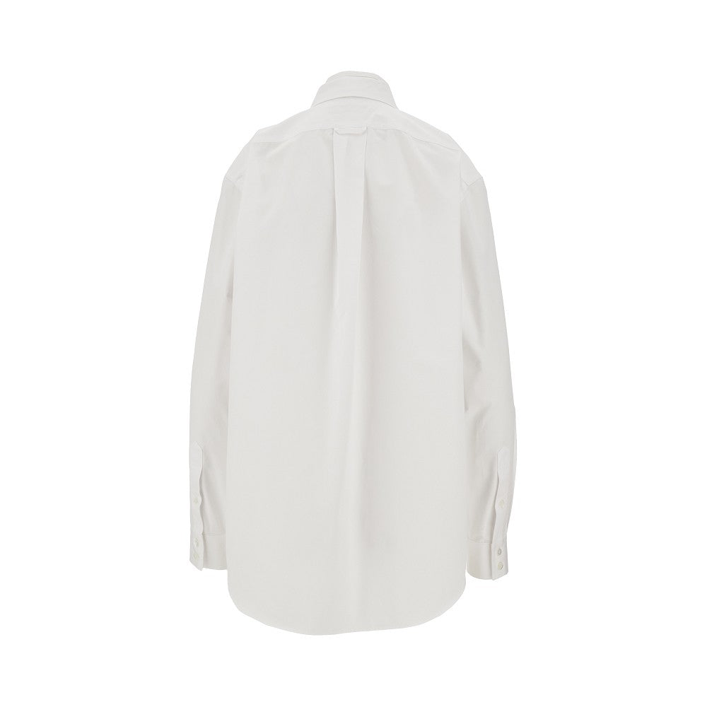 Camicia oversize in popeline