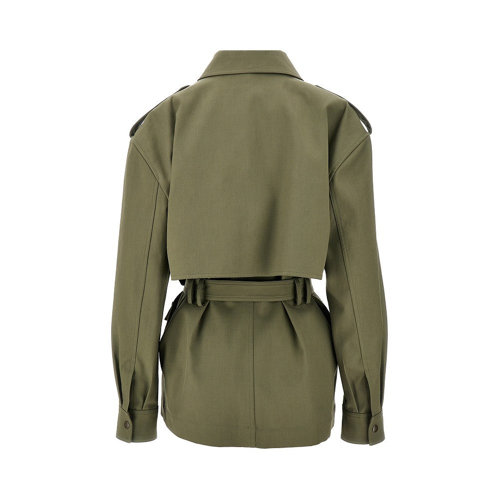 Cotton twill saharienne jacket