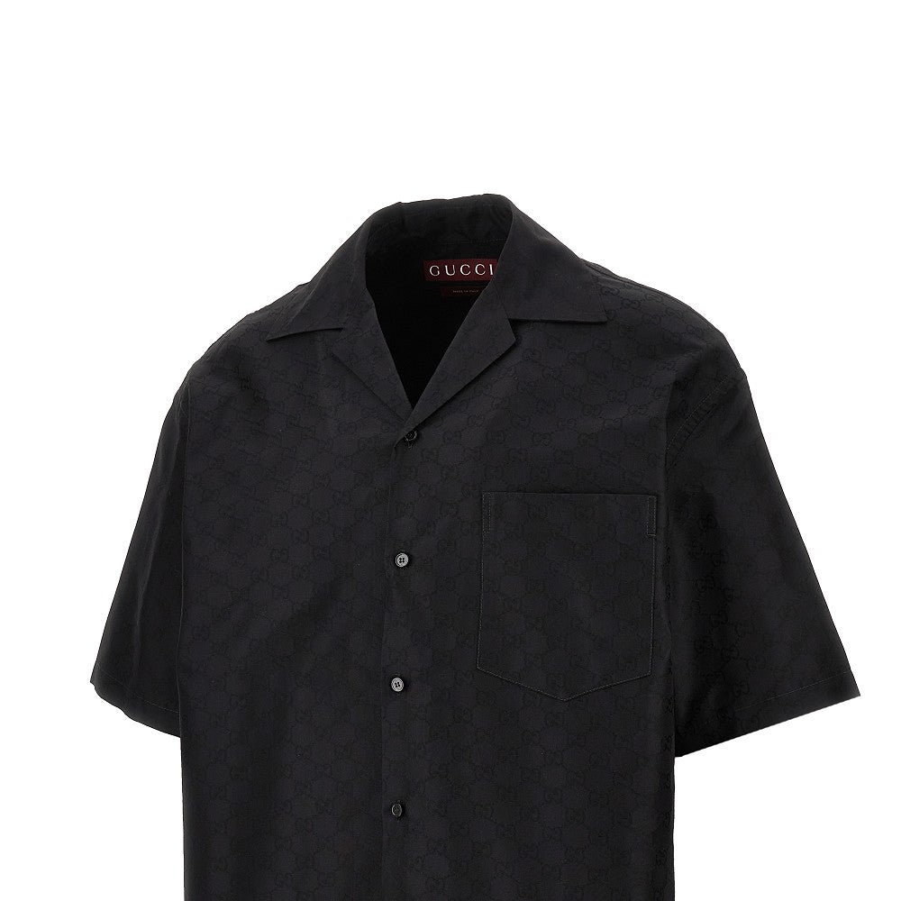 GG cotton and silk shirt