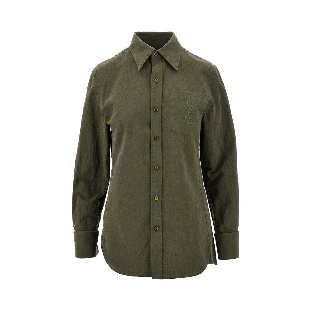 Cotton and linen blend Cassandre shirt