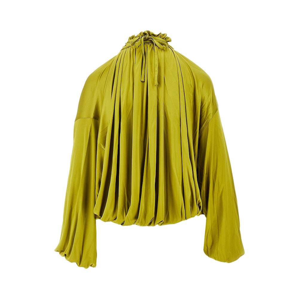 Blusa arricciata in viscosa