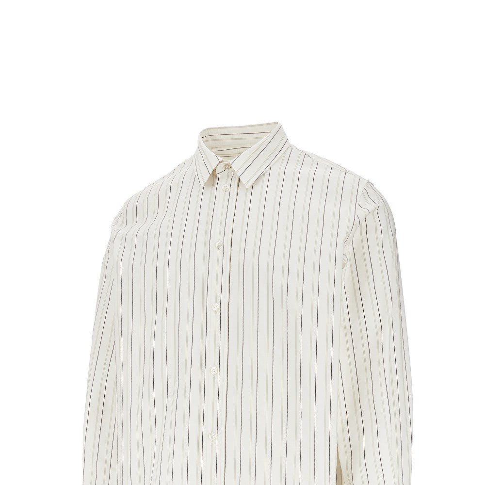 Camicia in cotone a righe