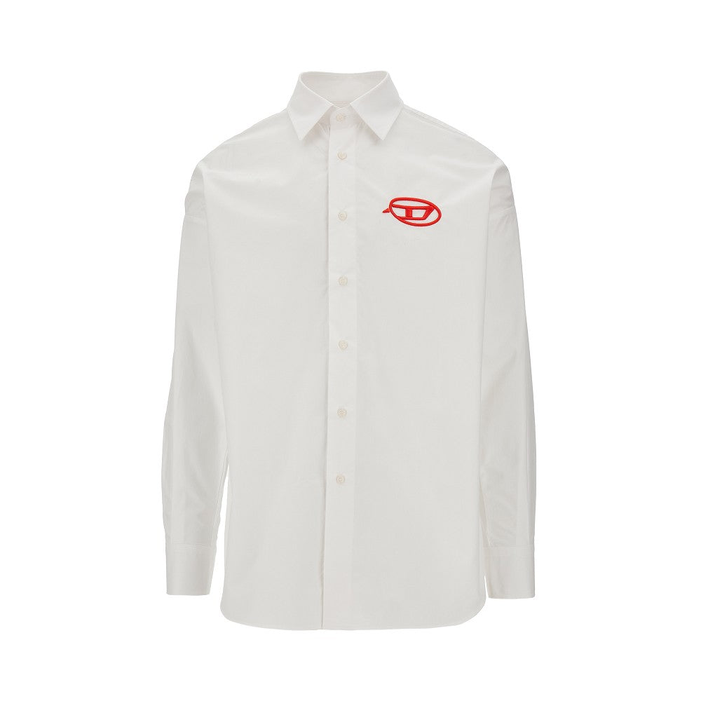Camicia con ricamo Oval D