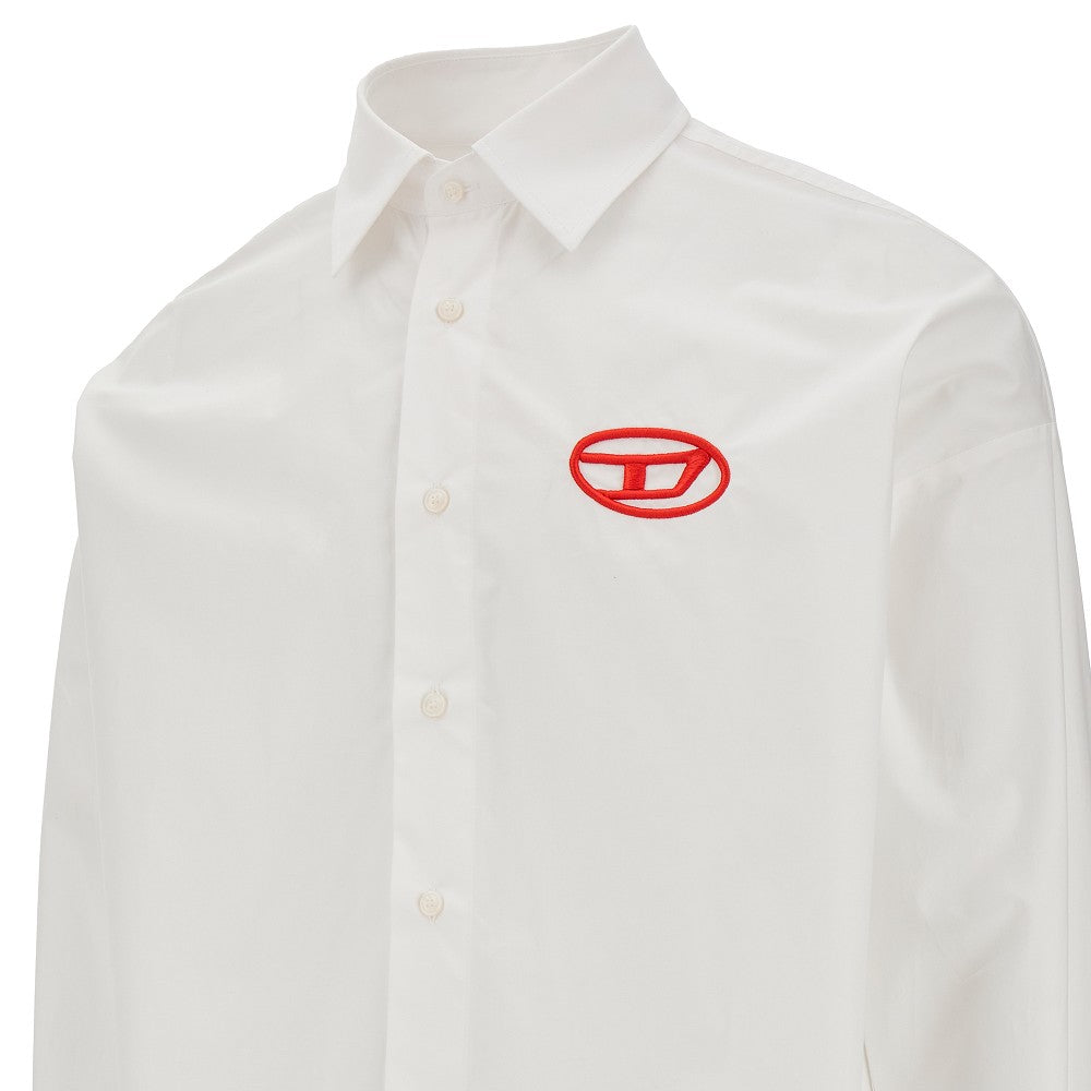 Camicia con ricamo Oval D