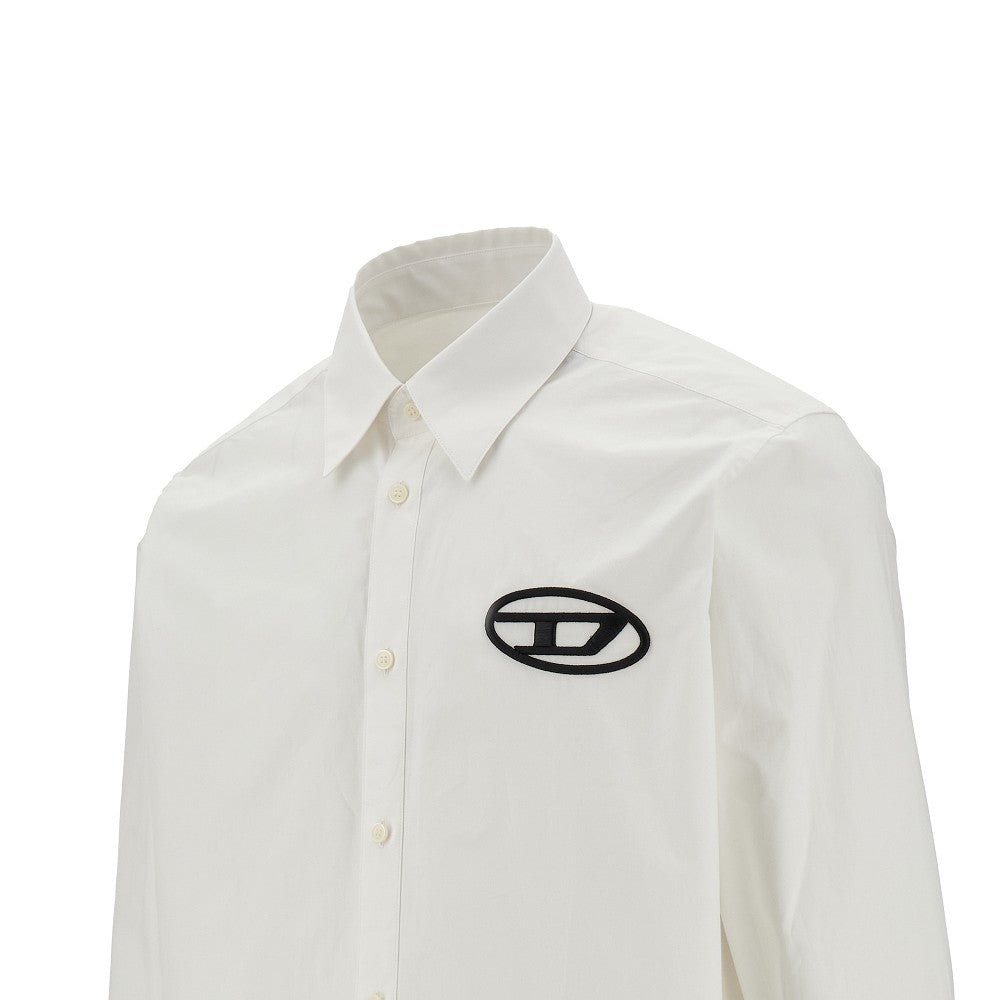 Oval D logo embroidery shirt