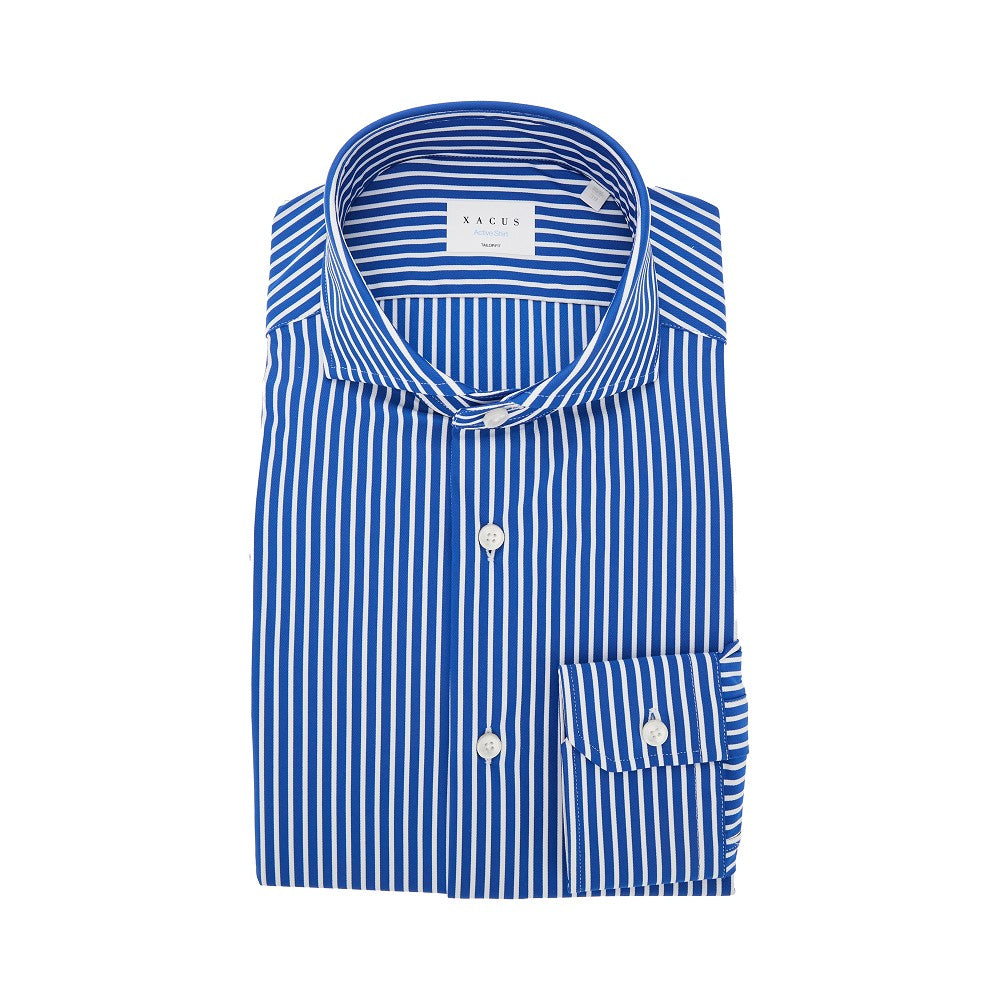 Tailor fit Striped 'Active shirt'