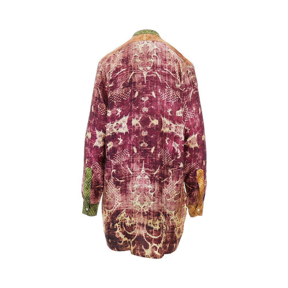 Printed silk shirt