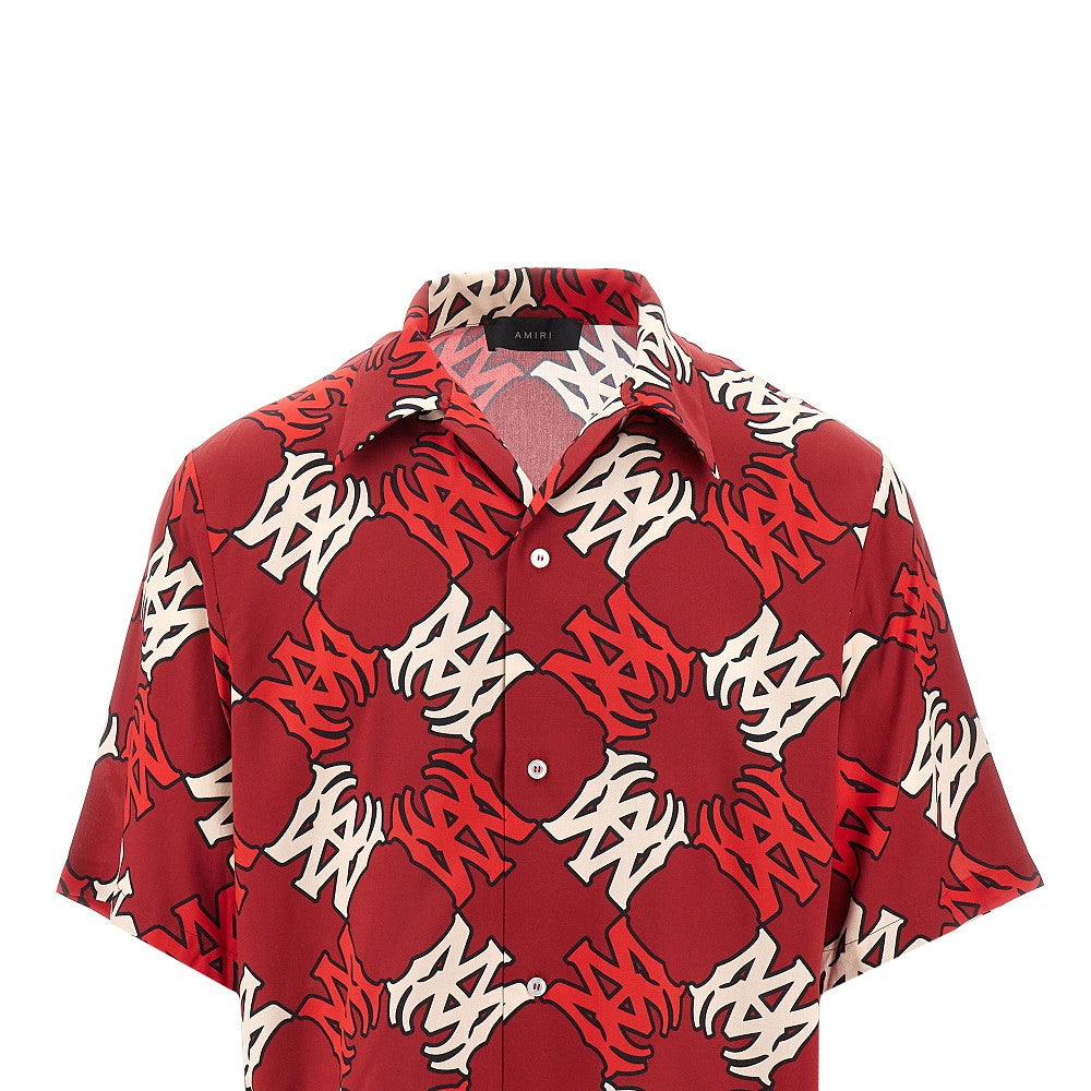 Camicia bowling in viscosa 'Ma Quad'