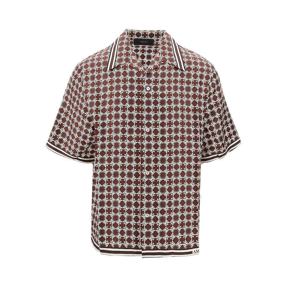 Silk bowling shirt