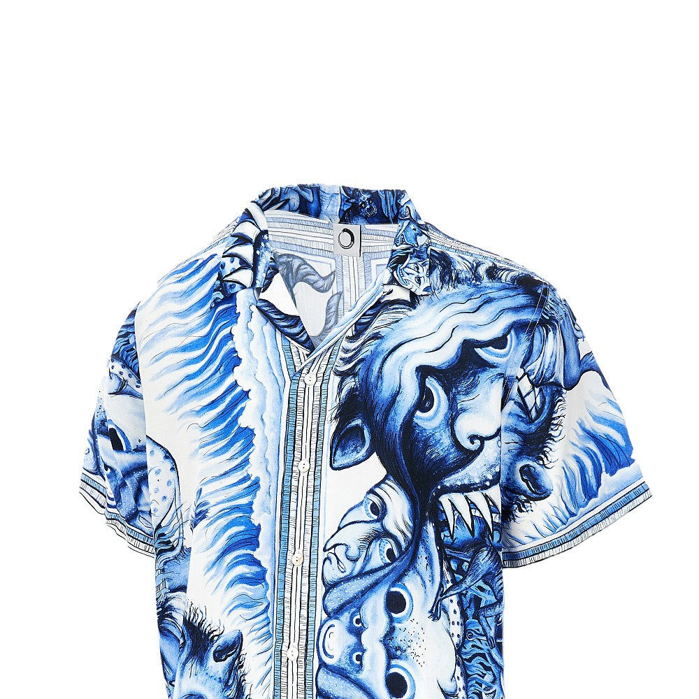 Camicia in Ecovero 'Apocalypse Blue'