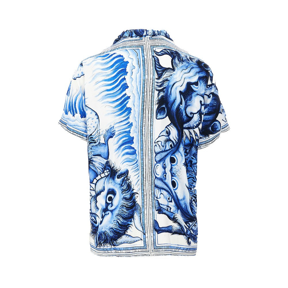 Camicia in Ecovero 'Apocalypse Blue'