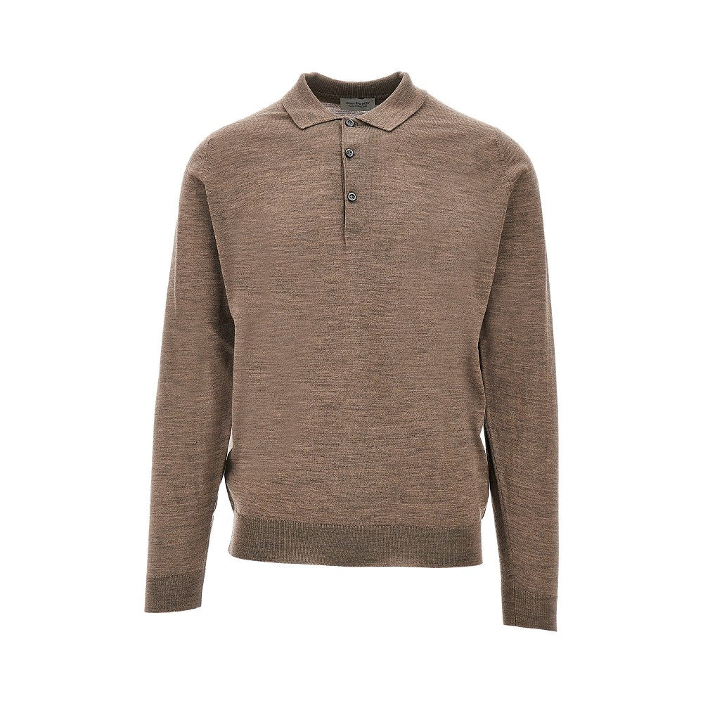 Polo 'Belper' in maglia di lana Merino