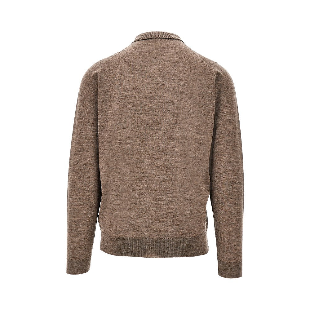 Polo 'Belper' in maglia di lana Merino