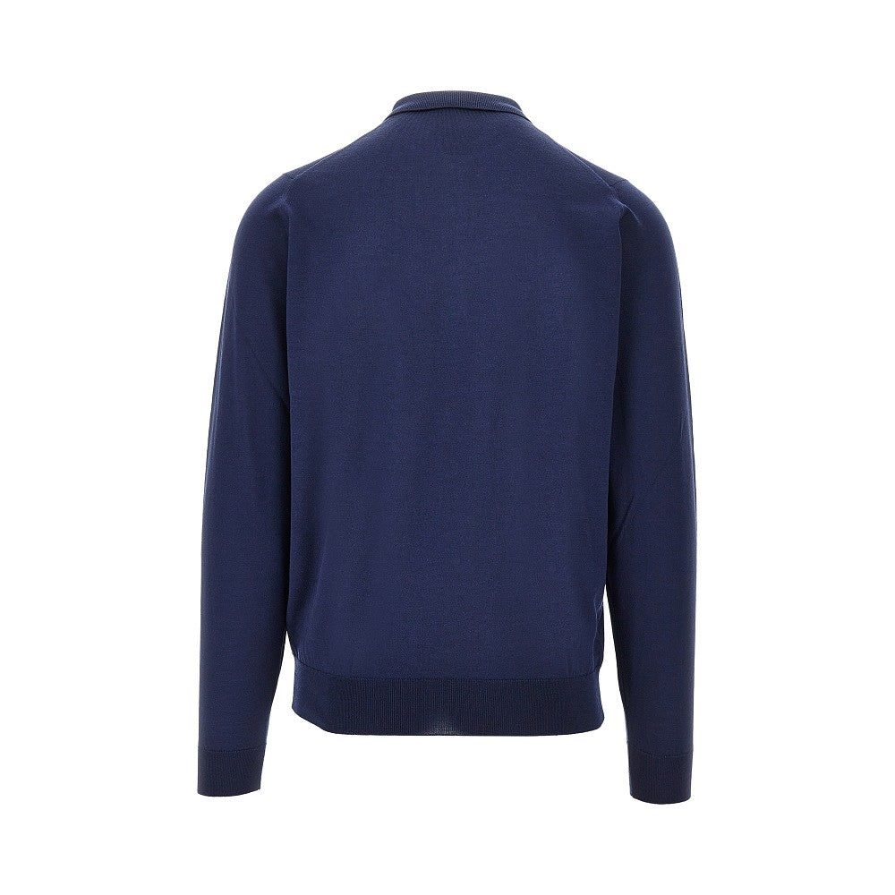 Polo 'Belper' in maglia di lana Merino
