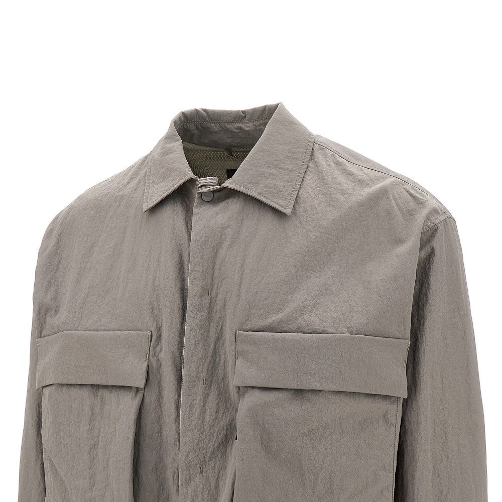 Overshirt Laminar in Tech-Crinkle