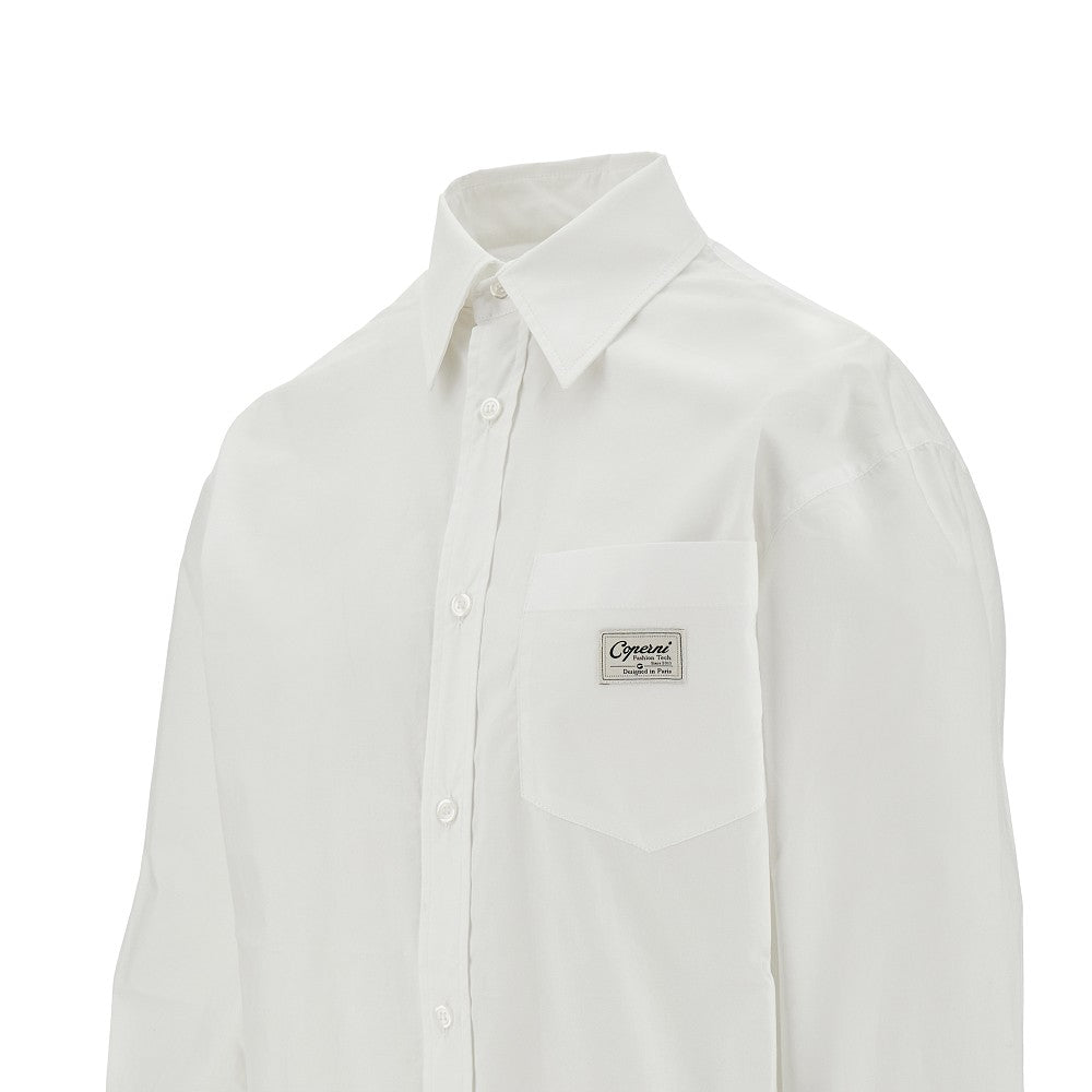 Poplin body shirt