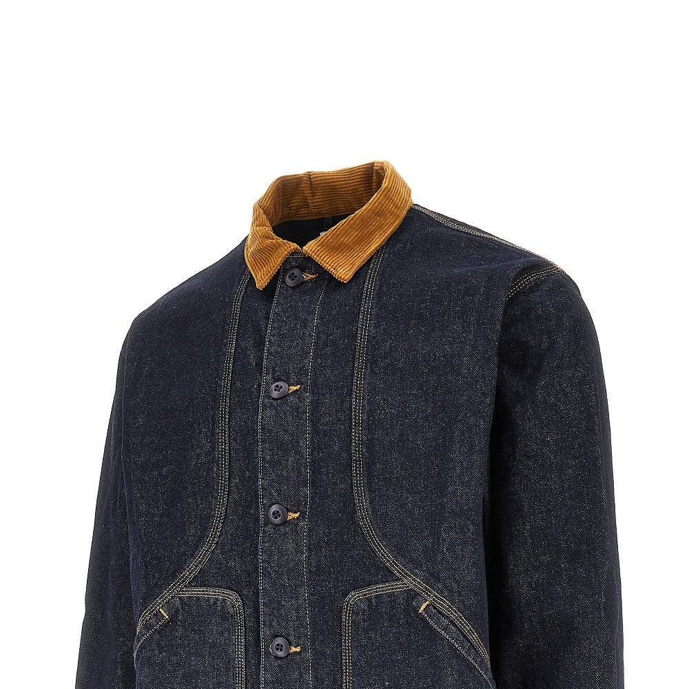 'Berry' denim overshirt