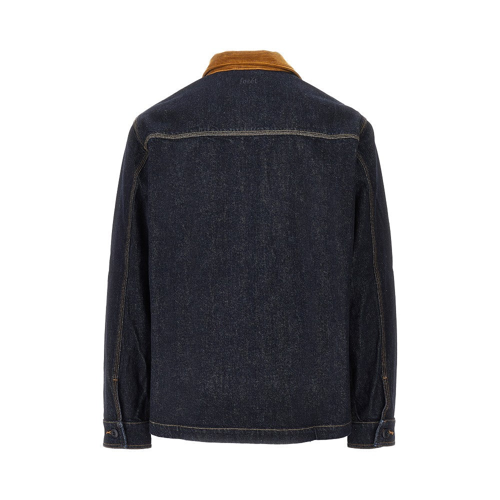 'Berry' denim overshirt