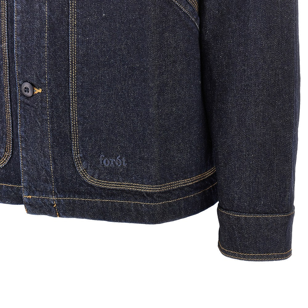 'Berry' denim overshirt
