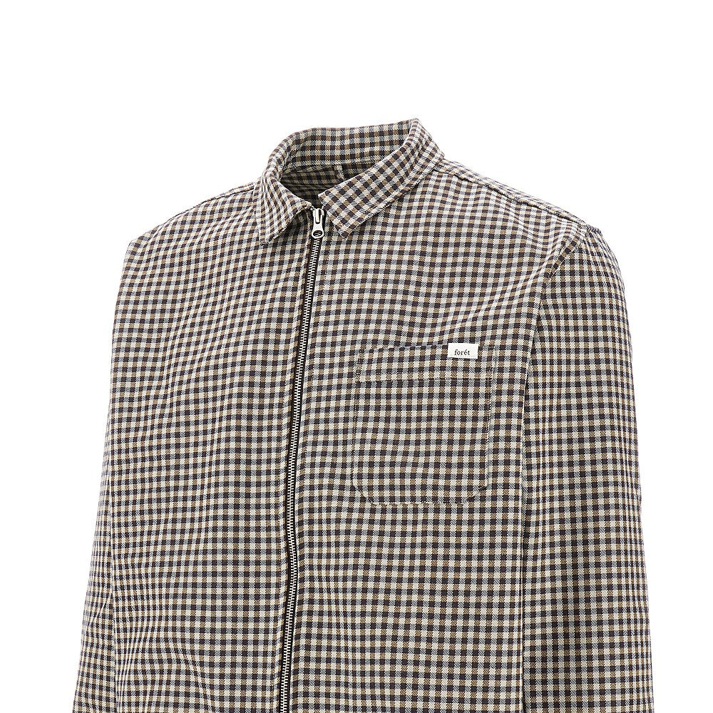 'Cabin' zip overshirt