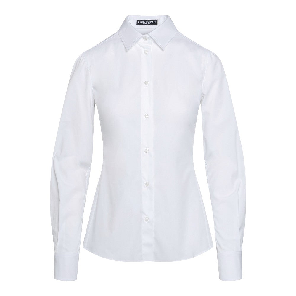 Stretch poplin shirt