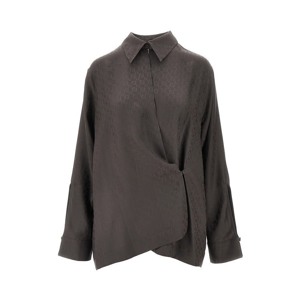 FF jacquard silk shirt