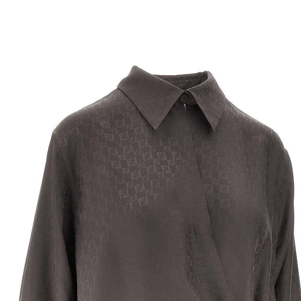 FF jacquard silk shirt