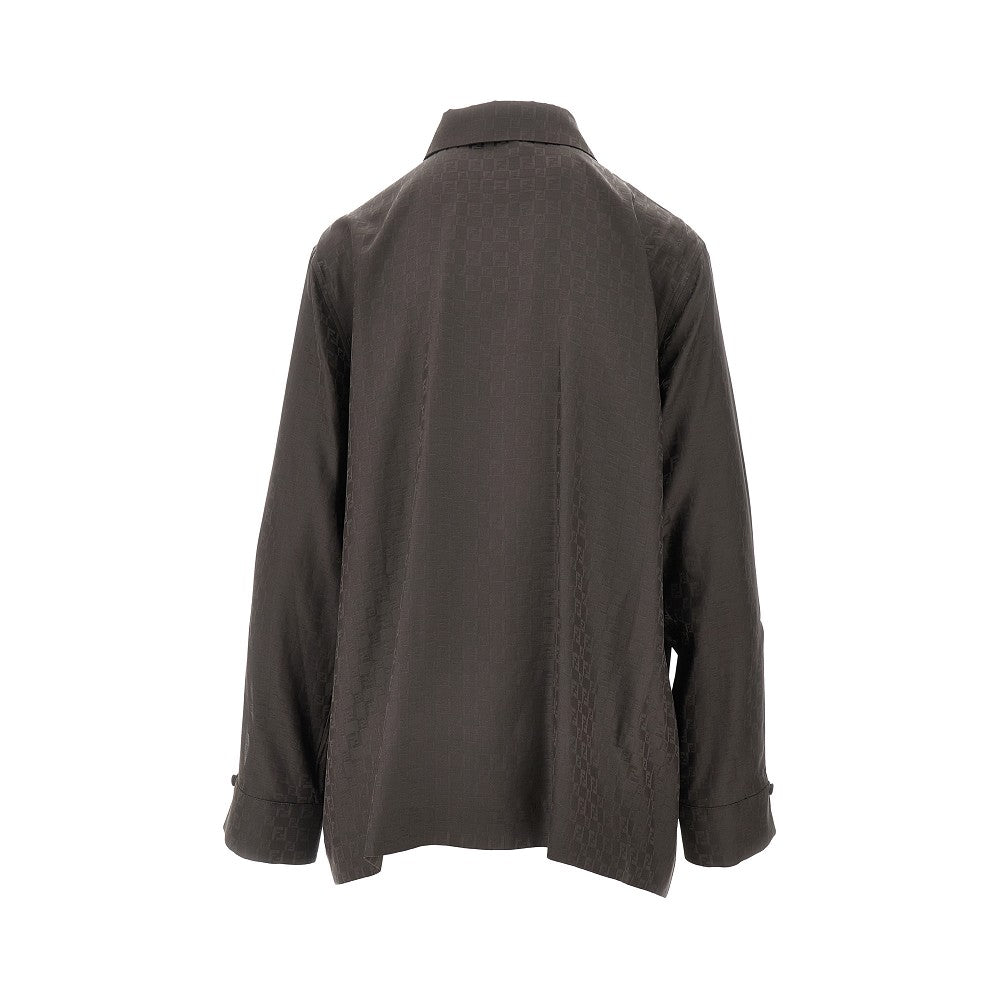 FF jacquard silk shirt