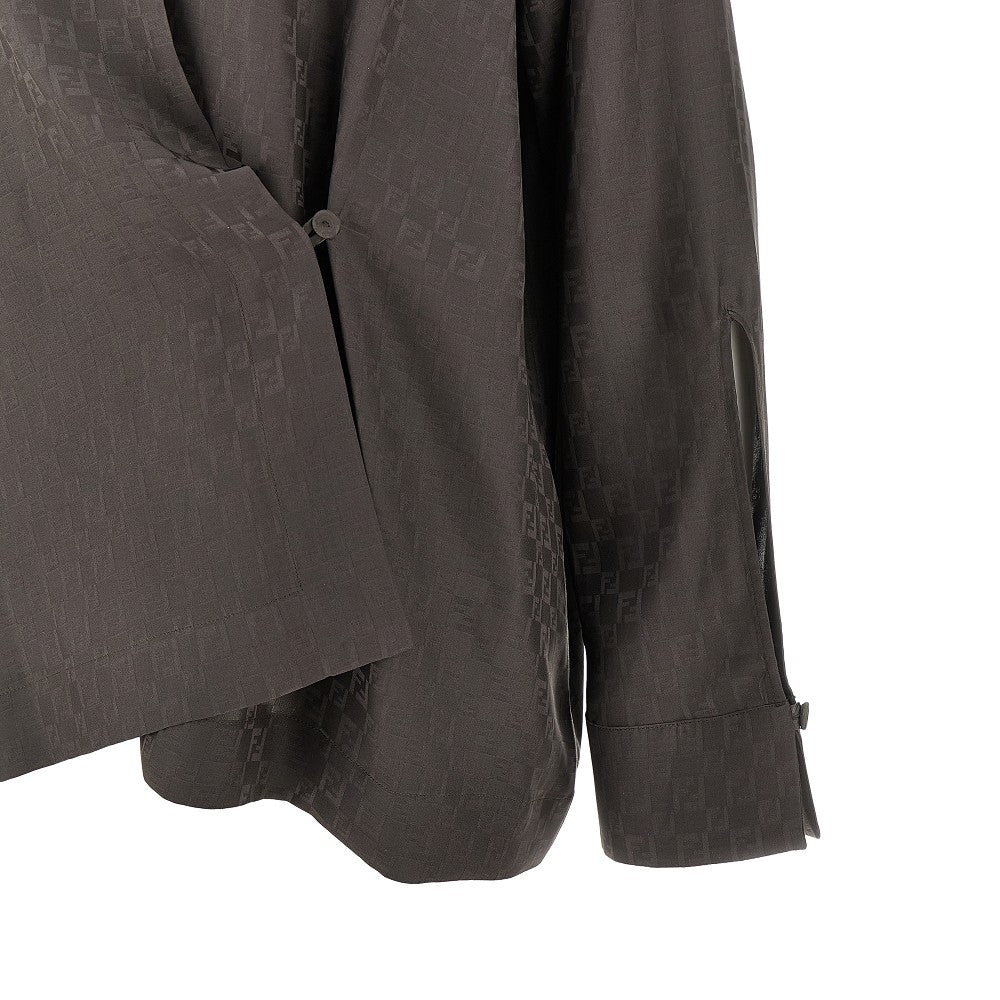 FF jacquard silk shirt