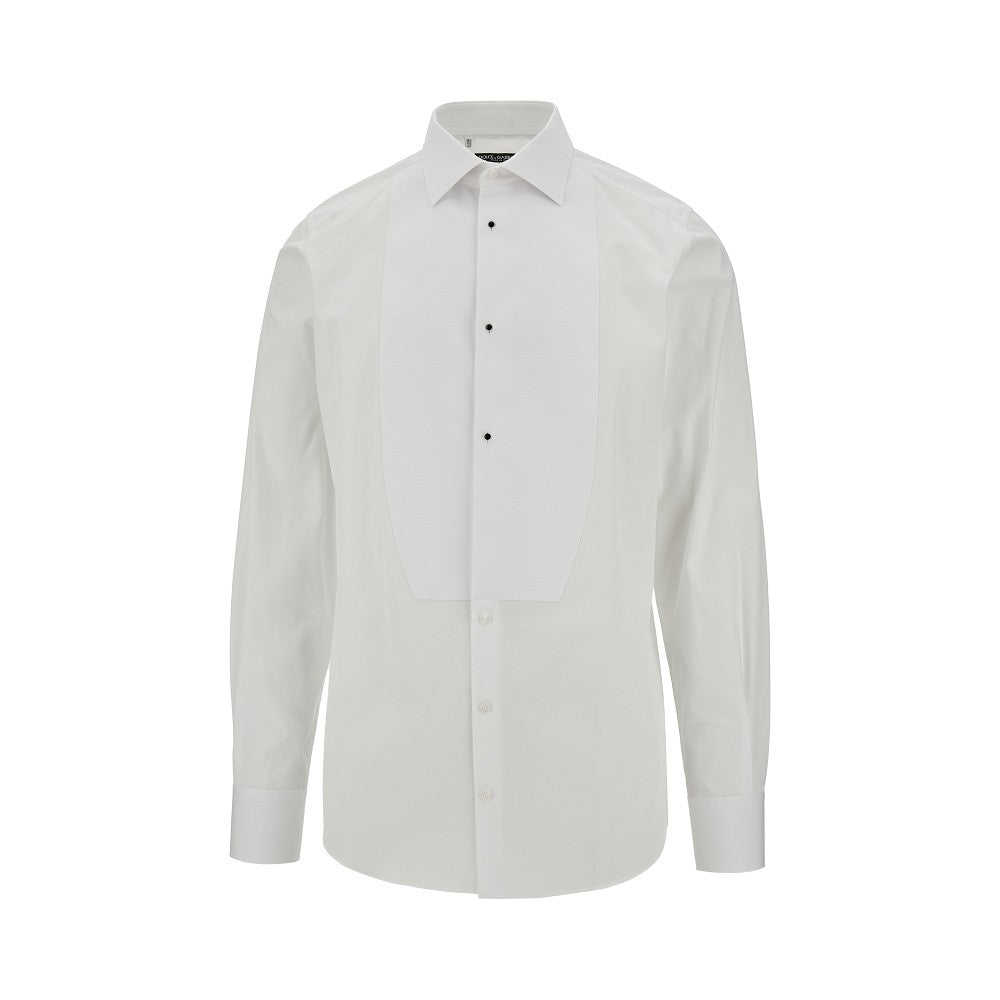 'Gold' cotton tuxedo shirt