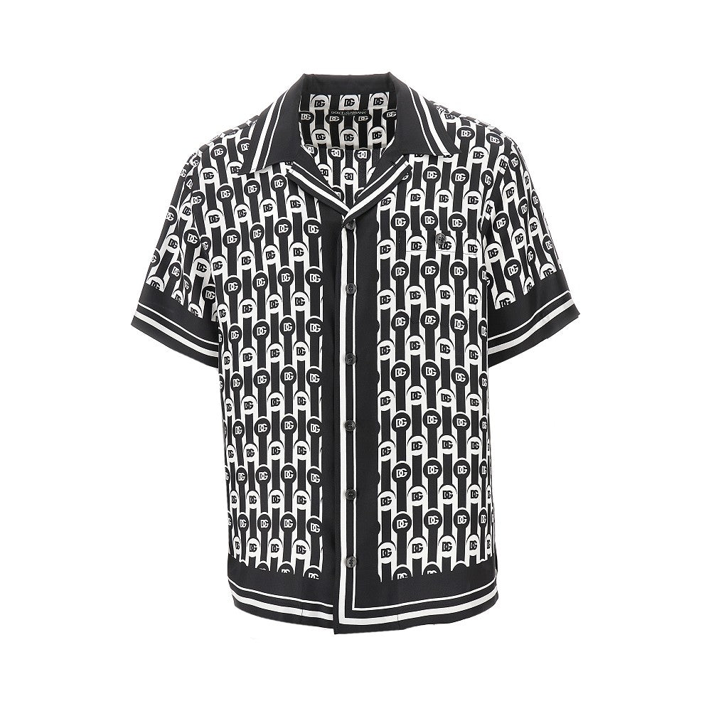 Printed silk Hawaii shirt