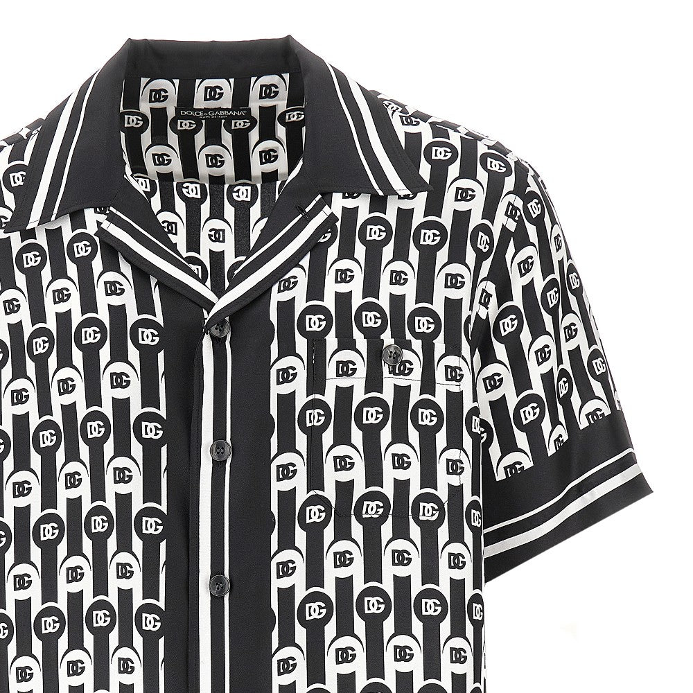 Printed silk Hawaii shirt