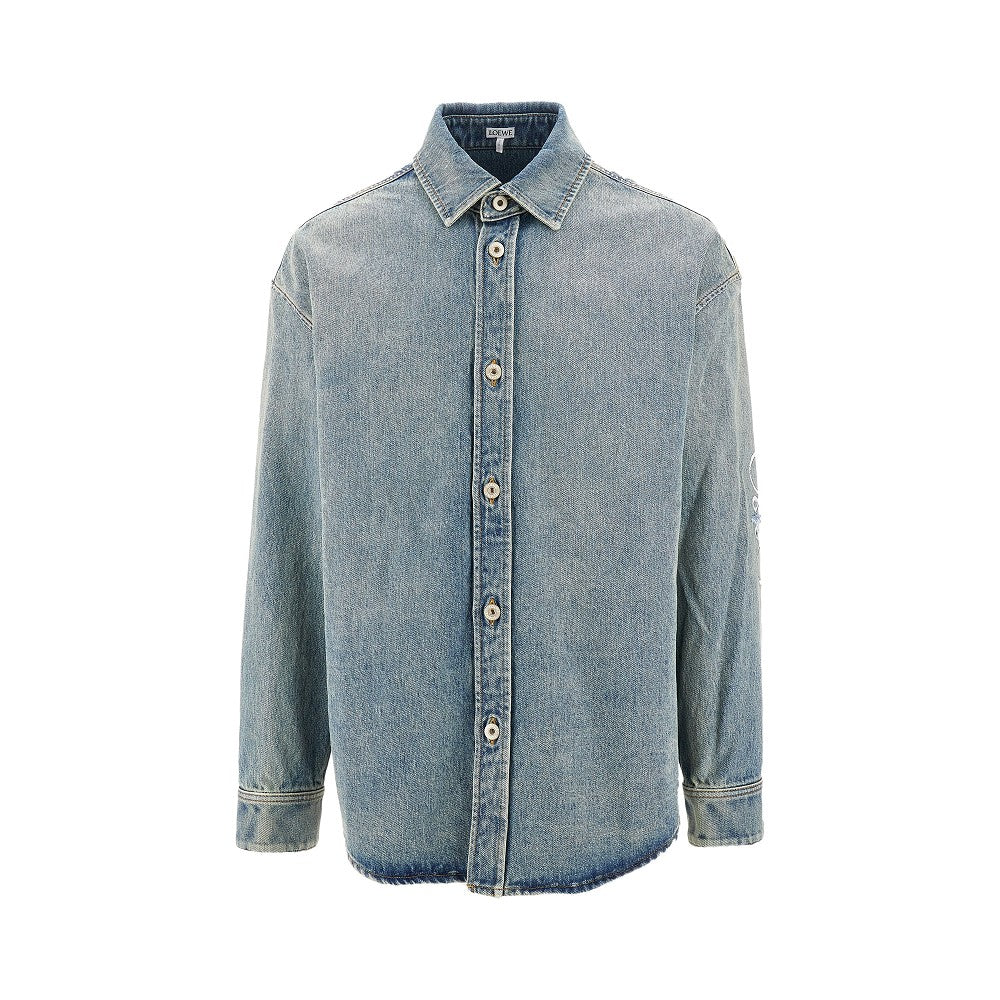 Overshirt 'Anagram' in denim