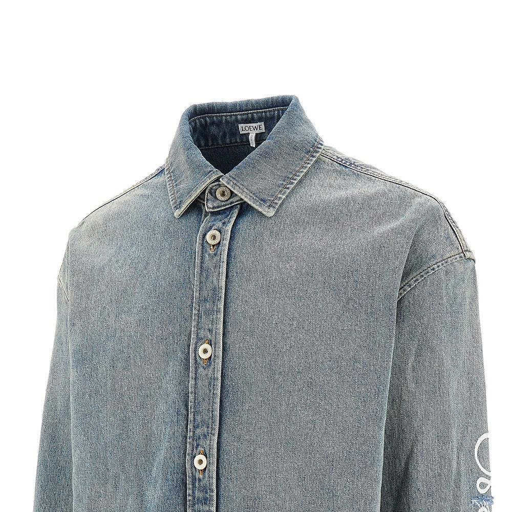 Overshirt 'Anagram' in denim