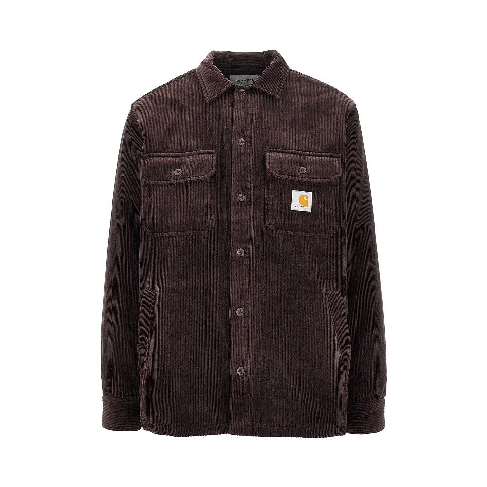 Overshirt imbottita 'Whitsome' in velluto