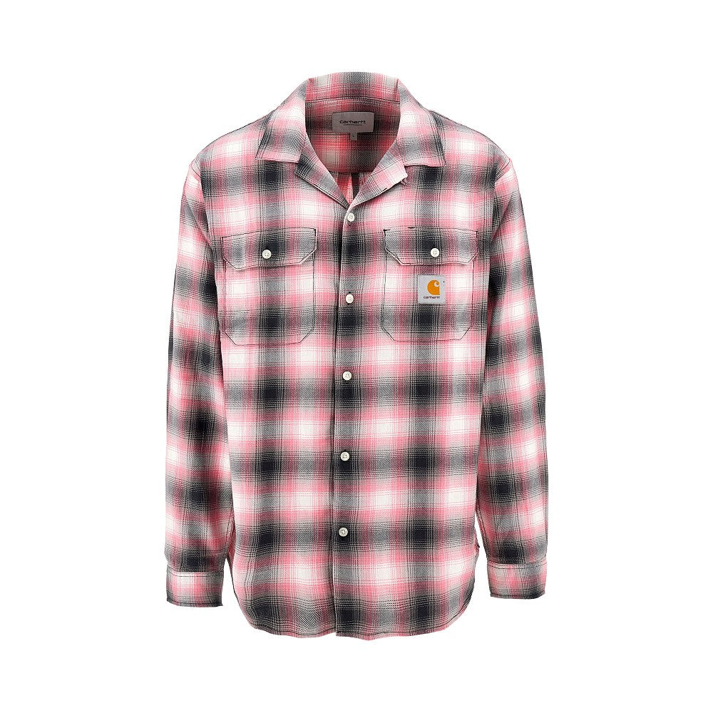 'Blanchard' check cotton shirt