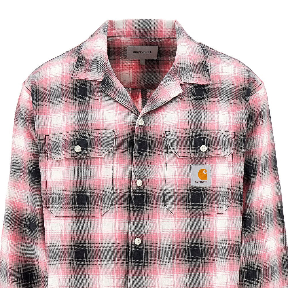 'Blanchard' check cotton shirt