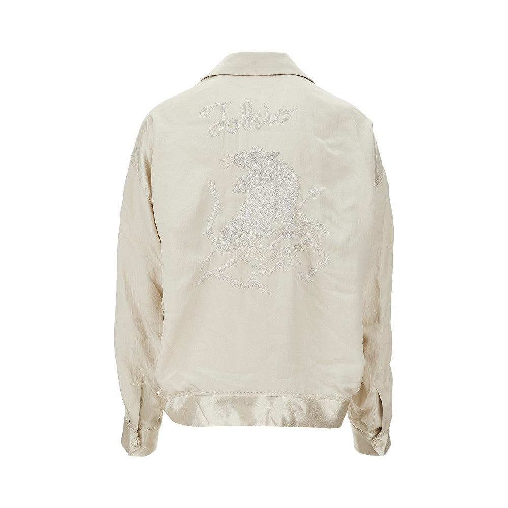 Twill souvenir jacket