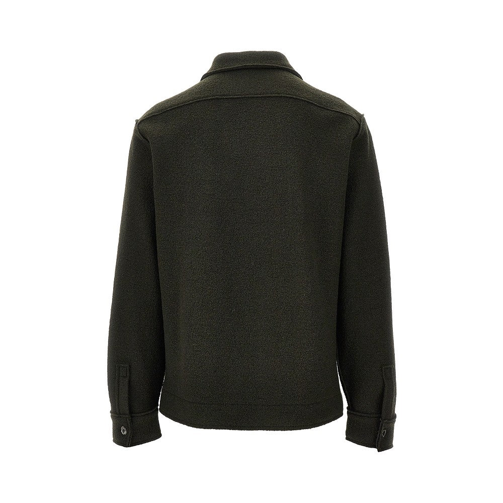 'Unfold' bouclé wool shirt