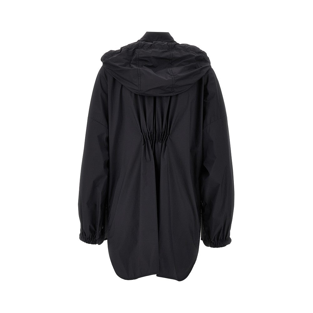 Overshirt in nylon con cappuccio