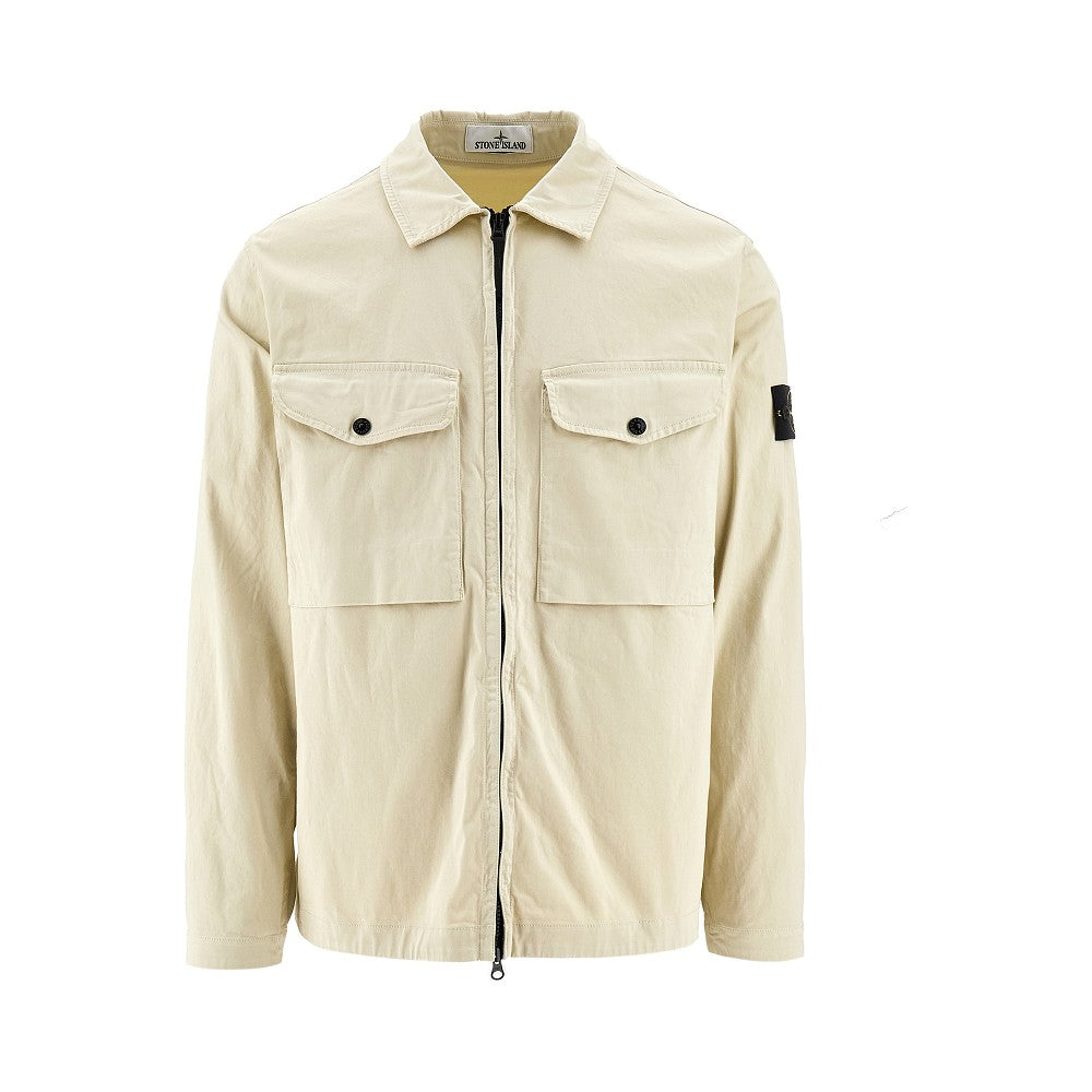 Overshirt in tela di cotone