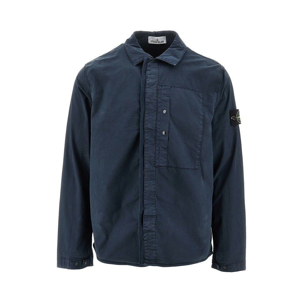 Overshirt in twill stretch