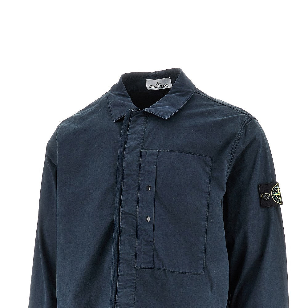Overshirt in twill stretch