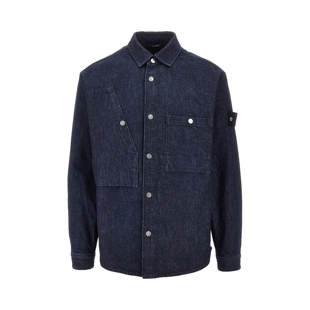 'Denim Research' Denim overshirt