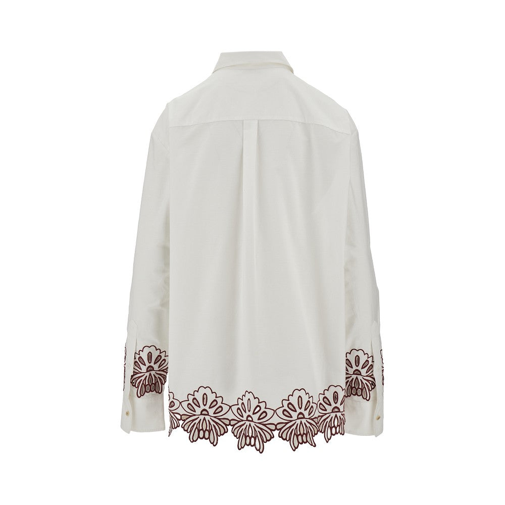 'Kaia' embroidered oversized shirt