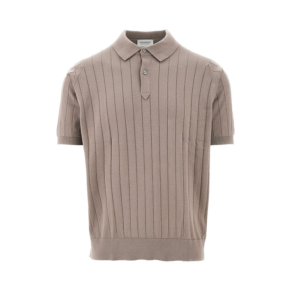 Polo 'Leeshaw' in maglia a coste