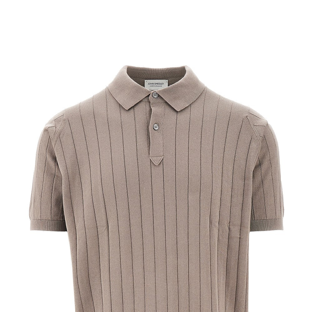 Polo 'Leeshaw' in maglia a coste