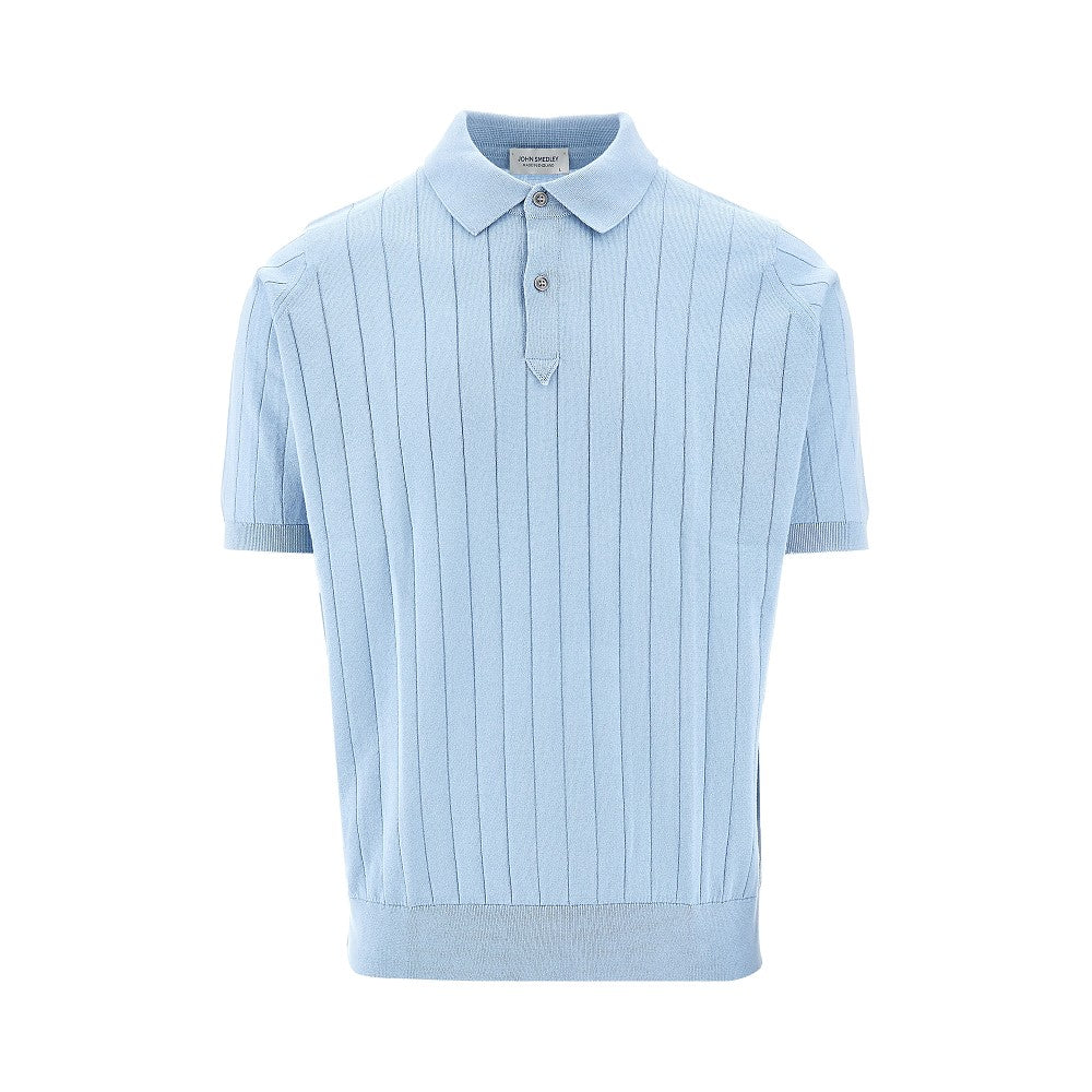 Polo 'Leeshaw' in maglia a coste