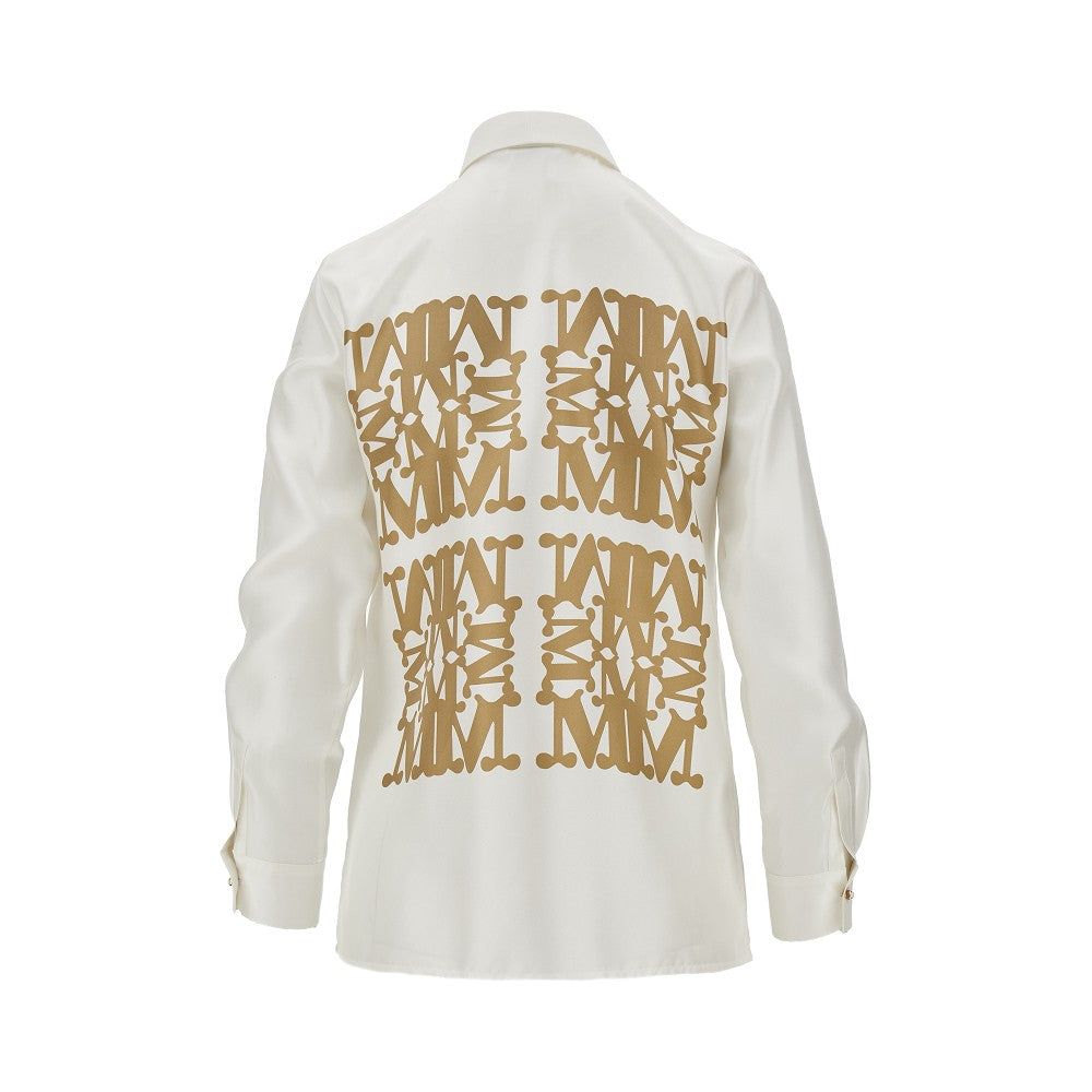 MaxMarabesque print silk shirt