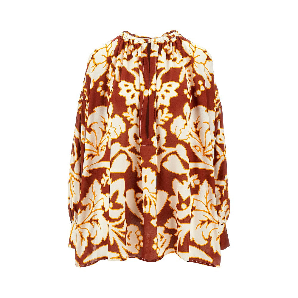 'Lilli' printed viscose shirt